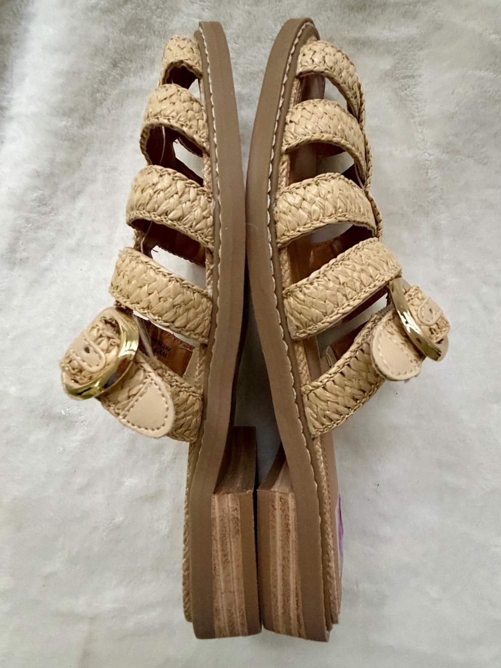 DV by Dolce Vita Fyona Fisherman Women's Tan Strappy Mules/Sandals Size 8.5 - Picture 13 of 14